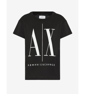 Armani Exchange Kortrmad T-shirt svart