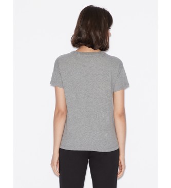 Armani Exchange Camiseta de manga corta gris