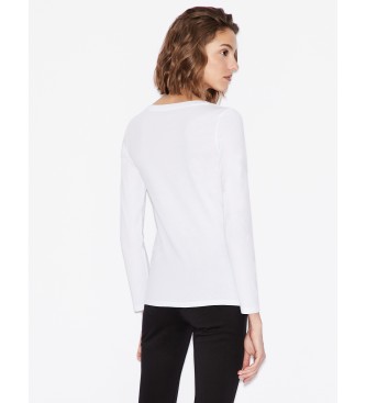 Armani Exchange Majica s kratkimi rokavi bela