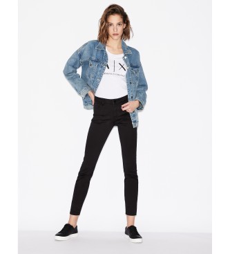 Armani Exchange Majica s kratkimi rokavi bela