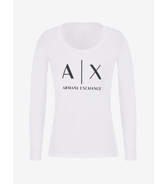 Armani Exchange Majica s kratkimi rokavi bela