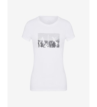 Armani Exchange Camiseta de manga corta blanco