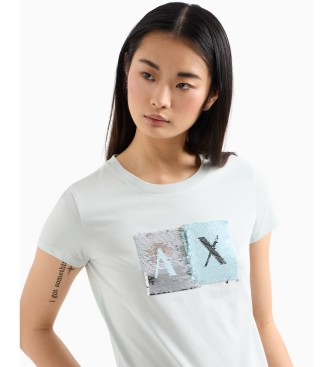 Armani Exchange Light green short sleeve T-shirt