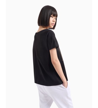 Armani Exchange T-shirt en tricot  coupe rgulire noir