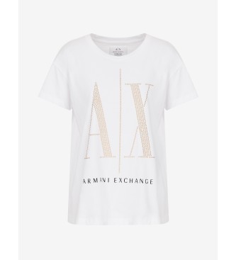 Armani Exchange Maglietta bianca a maniche corte