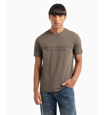 Armani Exchange Green short sleeve T-shirt