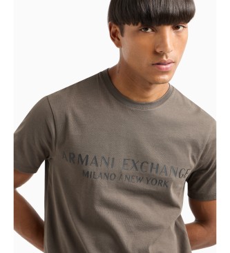 Armani Exchange Green short sleeve T-shirt