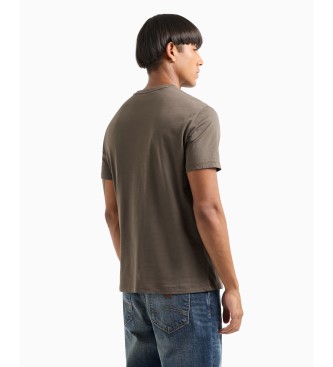 Armani Exchange Green short sleeve T-shirt