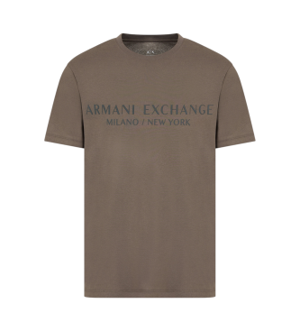 Armani Exchange Green short sleeve T-shirt