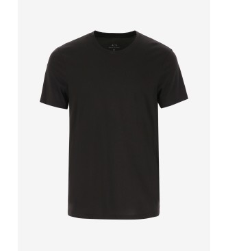 Armani Exchange Basic T-shirt zwart