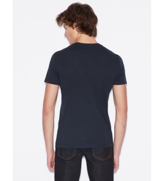 Armani Exchange T-shirt casual blu scuro