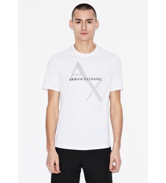 Armani Exchange Vit stickad T-shirt