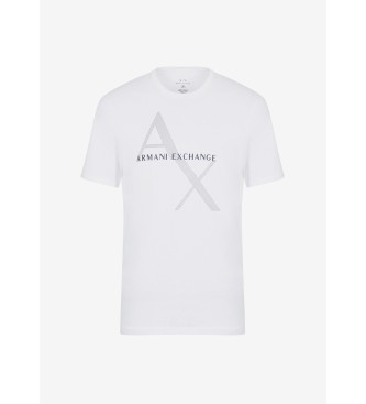 Armani Exchange Weies Strick-T-Shirt