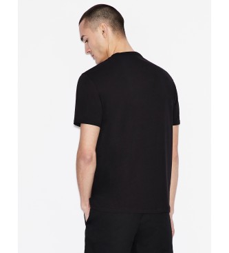 Armani Exchange Camiseta Ax negro