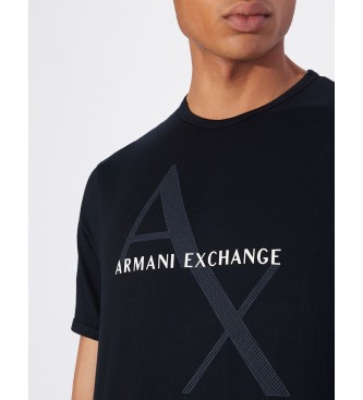 Armani Exchange Gebreid marine T-shirt