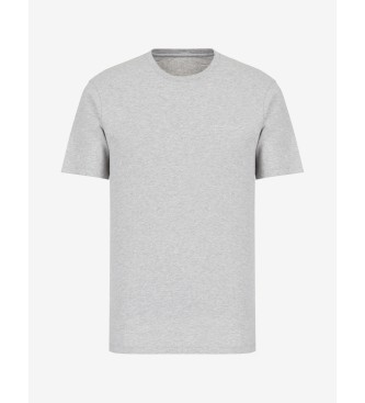 Armani Exchange T-shirt com mini logtipo cinzento