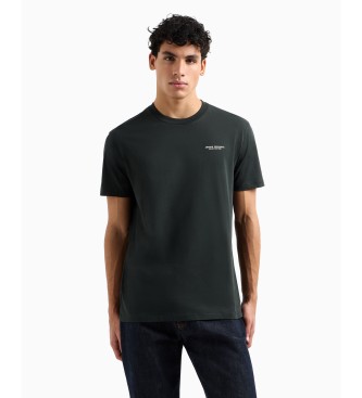 Armani Exchange Regular fit gebreid T-shirt zwart