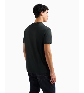 Armani Exchange Regular fit gebreid T-shirt zwart