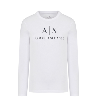 Armani Exchange Bela majica z logotipom