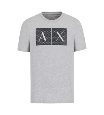 Armani Exchange Szara koszulka z logo