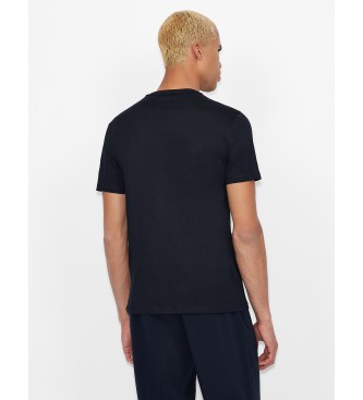 Armani Exchange Regular Fit Strick-T-Shirt Ax navy