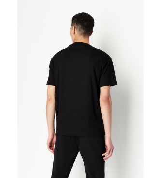 Armani Exchange Camiseta Ax negro