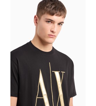 Armani Exchange Koszulka Ax czarna