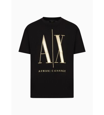 Armani Exchange Koszulka Ax czarna