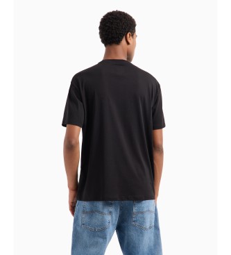 Armani Exchange Standard cut T-shirt sort