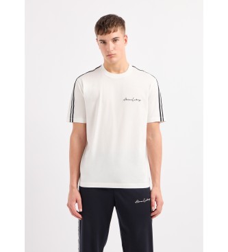 Armani Exchange Camiseta de corte estndar blanco