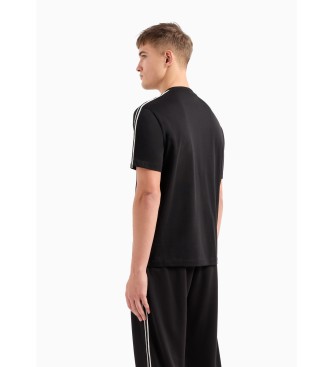 Armani Exchange Standardschnitt-T-Shirt schwarz