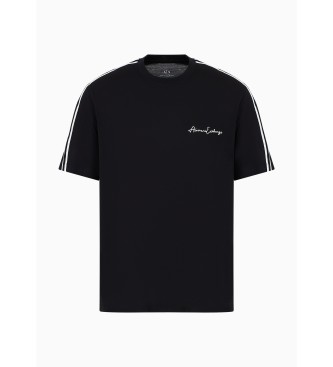 Armani Exchange T-shirt de corte standard preta