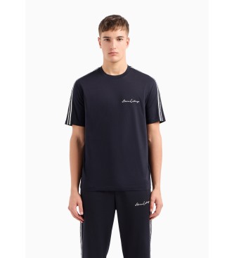Armani Exchange Navy T-shirt med standardsnit