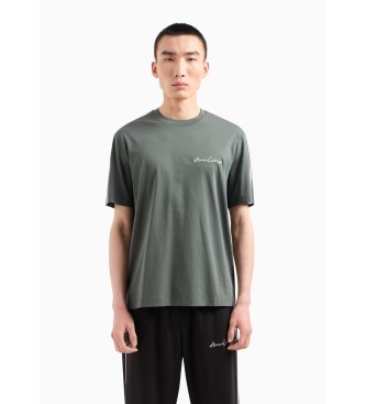 Armani Exchange T-shirt med standardsnit grn