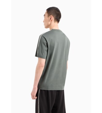 Armani Exchange T-shirt o standardowym kroju w kolorze zielonym