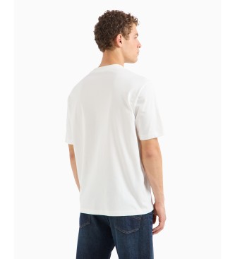 Armani Exchange White casual fit T-shirt