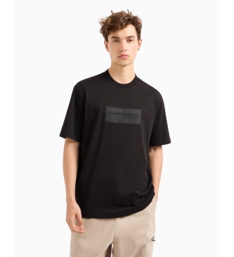 Armani Exchange Logo T-shirt zwart