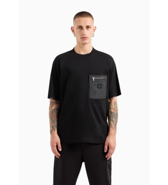 Armani Exchange Sort T-shirt med lommer