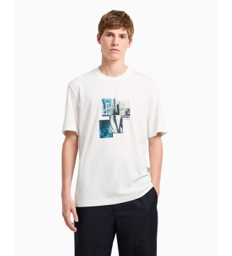 Armani Exchange Kortrmad T-shirt vit