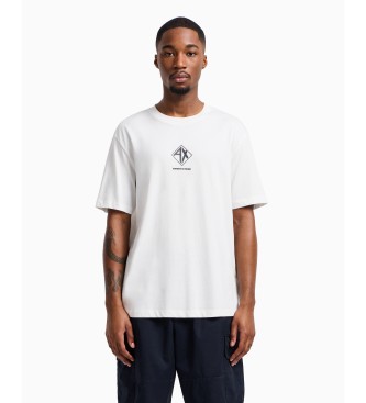 Armani Exchange Wit gebreid T-shirt met korte mouwen