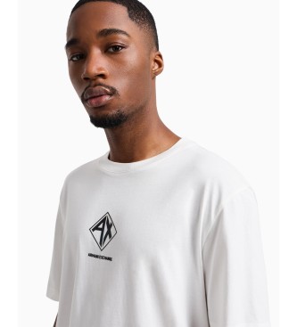 Armani Exchange Wit gebreid T-shirt met korte mouwen