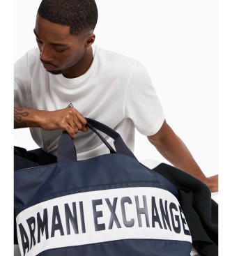 Armani Exchange Wit gebreid T-shirt met korte mouwen