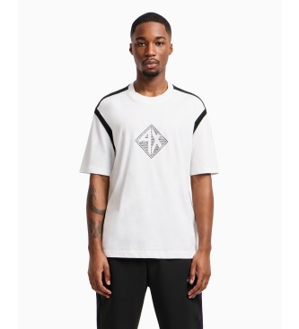 Armani Exchange Wit gebreid T-shirt met korte mouwen