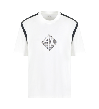 Armani Exchange Wit gebreid T-shirt met korte mouwen