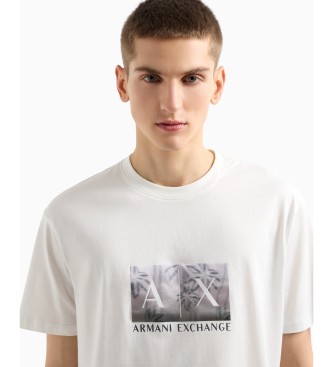 Armani Exchange T-shirt korte mouw wit