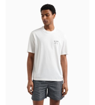 Armani Exchange Camiseta de manga corta blanco