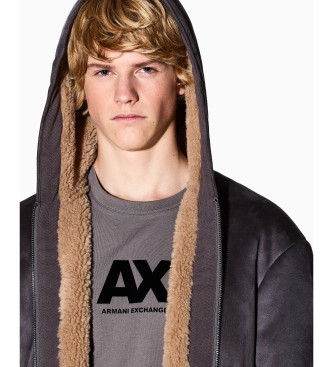 AIX Armani Exchange T-shirt Classic donkergrijs