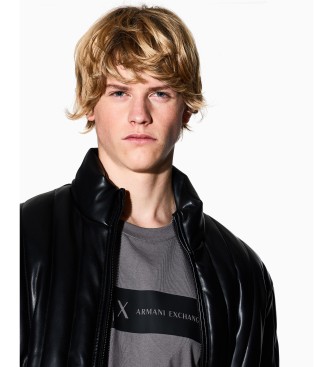 Armani Exchange T-shirt Moderno cinzento