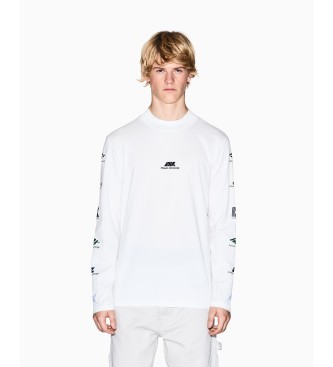 Armani Exchange Multilogo T-shirt white