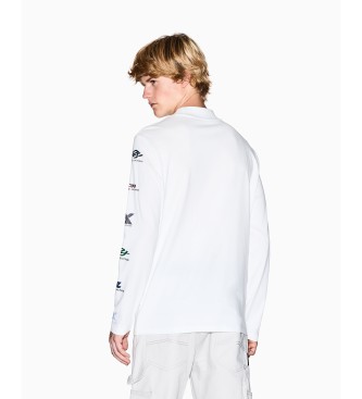 Armani Exchange Multilogo T-shirt white